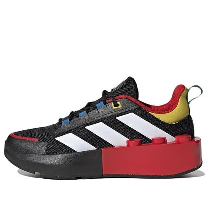 adidas Tech Runner x LEGO (Black Red) - Kids' Shoes