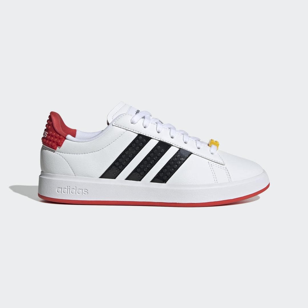 adidas Grand Court 2.0 x LEGO (White Black Red) - Men's Shoes