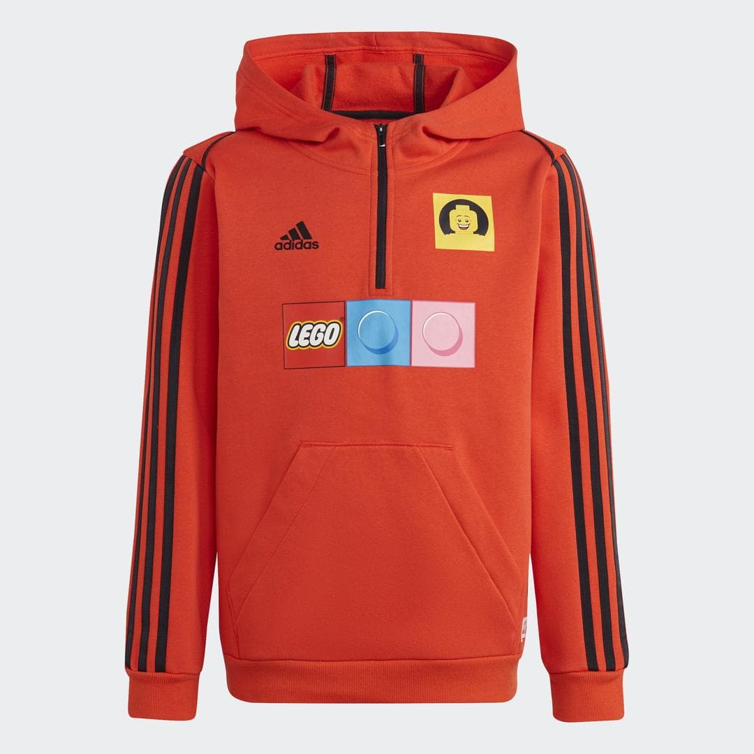 adidas x LEGO Bold Orange Hooded Sweatshirt
