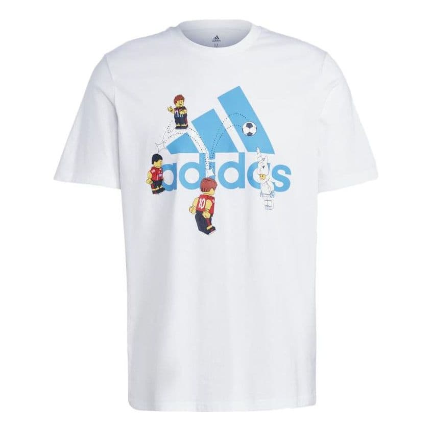 adidas x LEGO Soccer Badge of Sport Graphic White T-Shirt