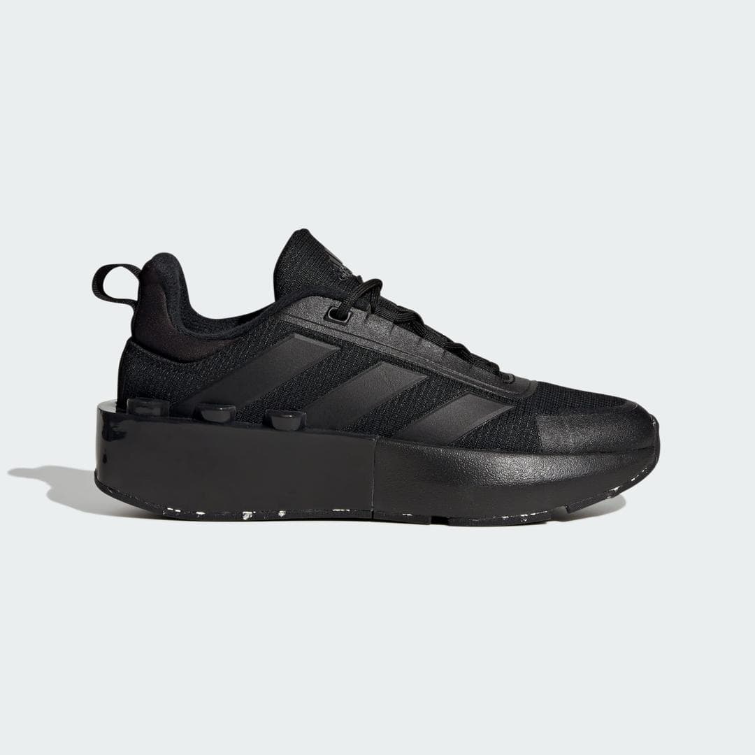 adidas Tech Runner J x LEGO (Triple Black) - Kids' Shoes