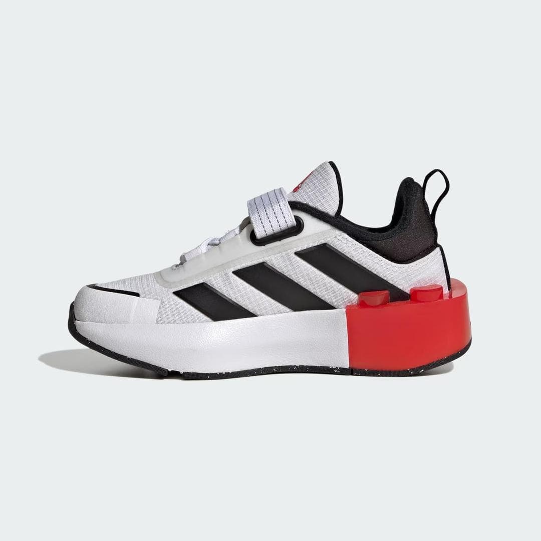 adidas Tech Runner x LEGO (White Black Red) - Kids' Shoes