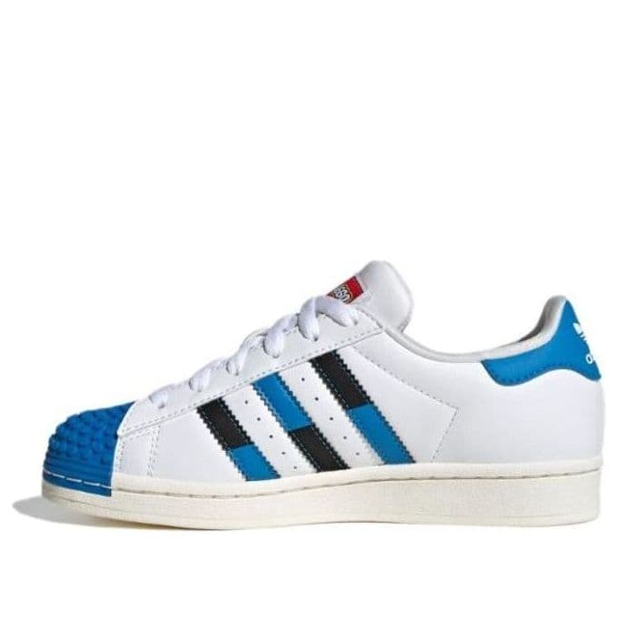 adidas Superstar x LEGO (White Blue) - Kids' Shoes