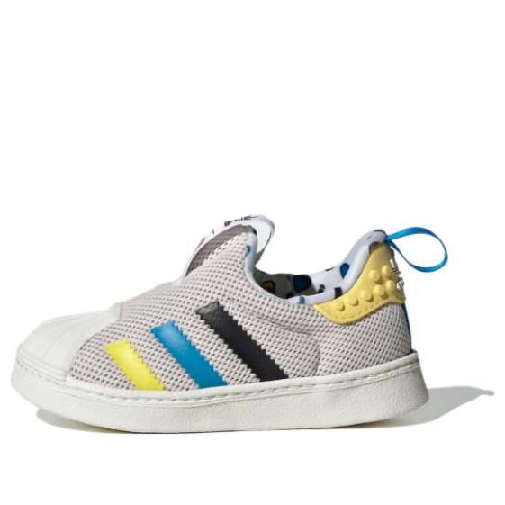 adidas Superstar 360 x LEGO (Grey Bright Blue Black) - Infant Shoes