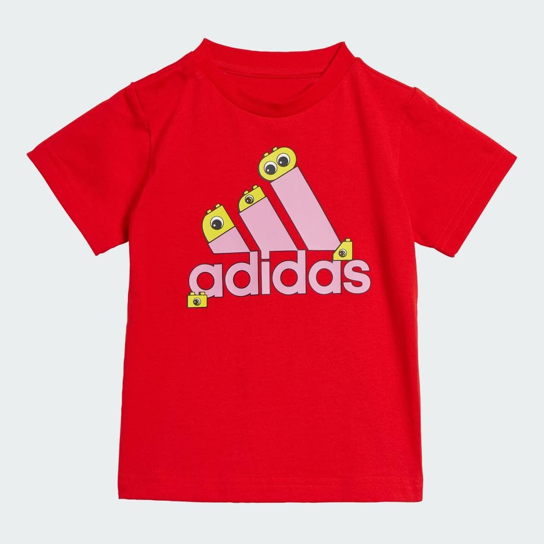 adidas x Classic LEGO Duplo Red Graphic Kids' T-Shirt