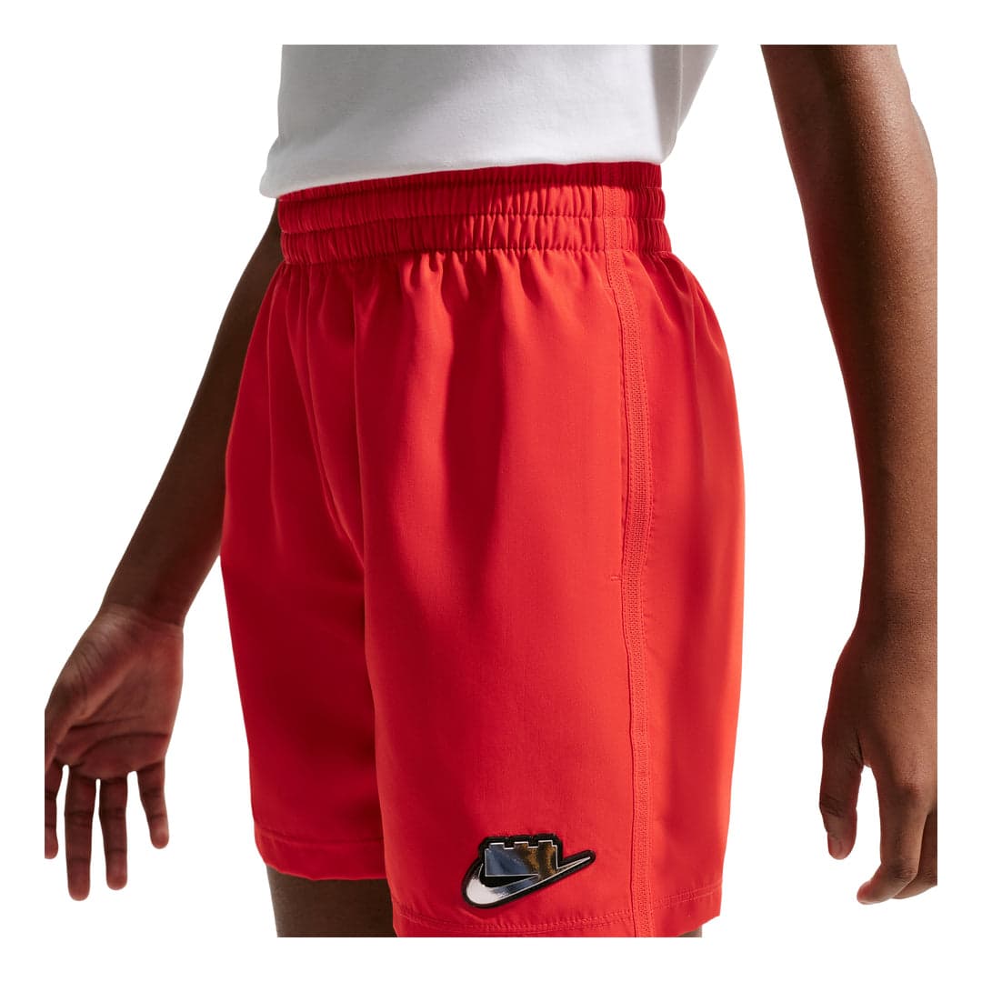 Nike x LEGO Collection Big Kids' Shorts - Rush Red
