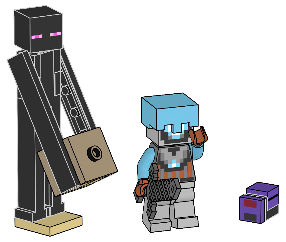 Space Sentinel, Enderman and Endermite