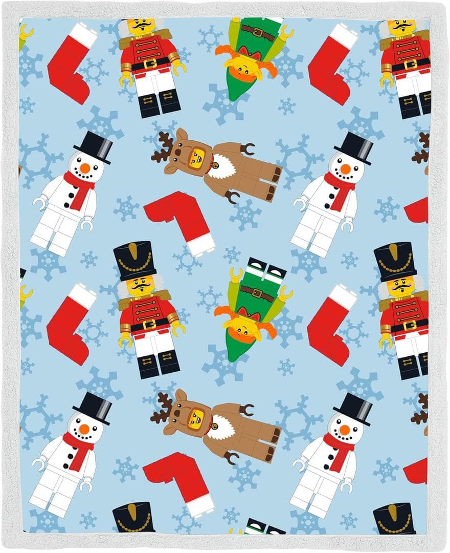 Christmas Sherpa Blanket